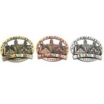 Marsilyan Istanbul Temalı Metal Magnet Yuvarlak Tasarım - Renkli - standart