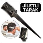 Marsilyan Jiletli Kırık Saç Sakal Düzletme Inceltme Tarağı - Renkli - standart