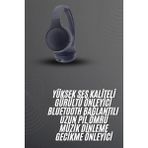 Marsilyan Kablosuz Bluetooth Kulaklık Kulak Üstü Ayarlanabilir Uzun Ömürlü - MCT8091-1414