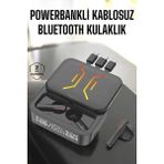 Marsilyan Kablosuz Bluetooth Kulaklık Powerbankli Uzun Pil Ömrü Yüksek Ses Kaliteli - -- - 1
