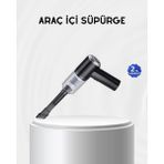 Marsilyan Kablosuz El Süpürgesi – Araç Içi Temizlik Için 5500PA Güçlü Emiş, USB Şarjlı - 1 - Renkli