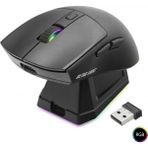 Marsilyan Kablosuz Gaming Rgb Mouse Şarj Standlı - Siyah MF1215B - Çok Renkli