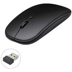 Marsilyan Kablosuz Mouse Fare Şarjlı Bluetooth Wireless Çift Modlu Sessiz Ieg - 1