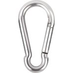 Marsilyan Karabina Yaylı Galvaniz Çelik 12X120 mm 1 Adet - Renkli - standart