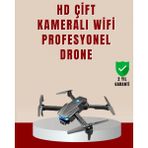 Marsilyan Katlanabilir 4K Kamera Drone Uzaktan Kumandalı Profesyonel Drone - Renkli - standart