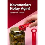 Marsilyan Kavanoz Açacağı Konserve Açacağı -Vakumlu Kapak Açma Aparatı 715704 - Renkli