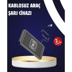 Marsilyan Kaymaz Manyetik Kablosuz Şarj Pedi – Araç, Ofis ve Ev Kullanımına Uygun Ieg - 1 - Çok Renkli