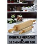 Marsilyan Kendinden Dönerli Merdane 2 Li Set Fabelle Design - Renkli