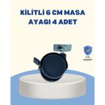 Marsilyan Kilitli Mobilya Tekerleği 6 cm 4’lü Kolay Kurulum - Renkli