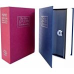 Marsilyan Kitap Görünümlü Gizli Kasa Büyük Boy Anahtarlı Kilitli Para Kasası - 1