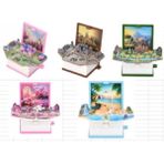 Marsilyan Kitap Şeklinde 3D Anahtarlık - Renkli - standart
