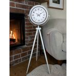 Marsilyan Klasik Rakamlı Beyaz Tripod Ayaklı Saat - Renkli