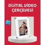 Marsilyan Kompakt Tasarımlı 7 Inç Dijital Fotoğraf Çerçevesi – Modern ve Şık Görünüm