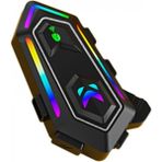 Marsilyan Krm2 Rgb Motosiklet Sürücüleri Için Ipx6 Su Geçirmez Özellikli Kablosuz Bluetooth Kulaklık - Siyah - 1