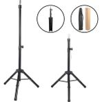 Marsilyan Kuaför Eğitim Mankeni Için Metal Tripod - Siyah + Taşıma Çantası