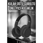 Marsilyan Kulak Üstü Kablosuz Bluetooth Kulaklık Gürültü Önleyici Ayarlanabilir - Çok Renkli