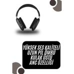 Marsilyan Kulak Üstü Kablosuz Bluetooth Kulaklık Yumuşak Süngerli Sd Kart Girişli - MCT6235-7844 - 1
