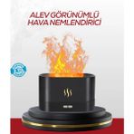 Marsilyan LED Işıklı Buhar Makinesi Alev Efektli Kumandalı Oda Nemlendirici - 1