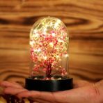 Marsilyan LED Işıklı Mini Ağaç Fanus Teraryum 4 - Renkli - standart