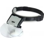 Marsilyan - Lens Takmalı 5 Lenslı , LED Lambalı Şapka Tip Büyüteç - Renkli