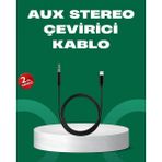 Marsilyan Lightning To 3.5mm Aux Ses Dönüştürücü Kablo 1 Metre Stereo Uyumlu - Renkli - standart