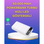 Marsilyan- Lightning ve Type-C Girişli 50000MAH Powerbank