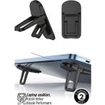 Marsilyan Lukas Schneider Serisi 2’li Siyah Laptop Standı - Ergonomik 2 Kademeli Yükseltici 722893 - Renkli - standart