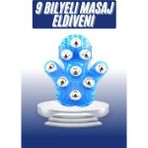 Marsilyan- Masaj Aleti El Şeklinde Omuz Bacak Bilyeli Masaj Eldiveni El Şekilli - Renkli - standart