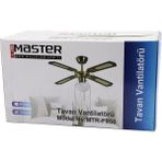 Marsilyan Master MTR-F950 Bronz Metal Gövde - Kahve Ahşap 4-Kanat2in1=tavan Vantilatör - AVİZE42&AMP;QUOT;MOTOR-55WLED-45W (4887)