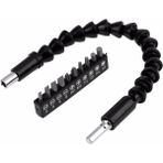 Marsilyan Matkap Ucu - Bükülebilir Oynar Vidalama Bits Uzatma Aparatı 30CM - Komple Set - 1 - Renkli
