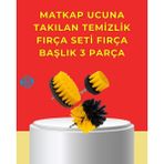 Marsilyan Matkap Ucu Temizlik Aparatı 3’lü Fırça Seti - MCT3837-2033