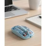 Marsilyan Mavi Kablosuz Mouse Bluetooth ve USB Çift Mod Bağlantılı