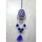 Marsilyan- Metal Nazar Boncuğu Çan Model 18 - Renkli - standart