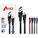 Marsilyan Mikro USB Data Kablosu Samsung 2.4A ROYALEKS-AND-250 - 20W GaN Black