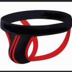 Marsilyan Modlive Erkek Kırmızı Şeritli Jockstrap - Renkli