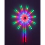 Marsilyan Modüler Rgb LED Duvar Işığı Havai Fişeek Efektli Uzaktan Kumandalı - MCT8829-3898 - Renkli