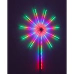 Marsilyan Modüler Rgb LED Duvar Işığı Havai Fişeek Efektli Uzaktan Kumandalı - Renkli - standart