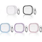 Marsilyan Movenchy Airpods Pro 2 (2.nesil) Shiny Şeffaf Kılıf - Pembe