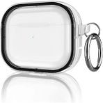 Marsilyan Movenchy Airpods Pro 2 (2.nesil) Shiny Şeffaf Kılıf - Siyah - 1 - Renkli