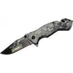 Marsilyan Mtech 4 23 6 Swat Kurtarma / Kamp Çakı 20CM - Yarı Otomatik, Kemerlikli, Cam Kırma ve Ip Kesme Aparatlı - 1
