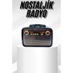Marsilyan Müzik Kutusu Bluetooth Bağlantılı El Fenerli Nostaljik Tasarım Radyo