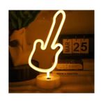 Marsilyan Neon Gitar Masa Lambası - Amber