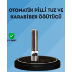 Marsilyan Pilli Baharat Değirmeni Karabiber Tuz ve Baharat Öğütücü - Renkli - standart
