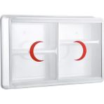 Marsilyan Plastik Ecza Dolabı 35X50X10CM (4887) - Renkli
