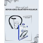 Marsilyan Polygold PG-100 Boyun Askılı Kablosuz Kulaklık – 200 Saat Bekleme Süresi, Stereo Ses, Mikrofon