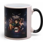 Marsilyan Porselen Renk Değiştiren Demon Slayer Kupa Bardak - Renkli - standart