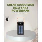 Marsilyan- Powerbank Solar Fenerli Çoklu Kablolu Taşınabilir Şarj Aleti - 1