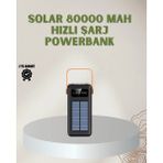 Marsilyan Powerbank Solar Fenerli Çoklu Kablolu Taşınabilir Şarj Aleti - Renkli