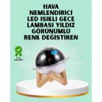 Marsilyan Projektör Işığı Bulunan USB Bağlantılı Mini Aromaterapi Destekli Hava Nemlendirici - Renkli