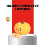 Marsilyan- Pumpkin LED Night Light Dokunmatik Şarjlı Silikon Gece Lambası - Renkli - standart